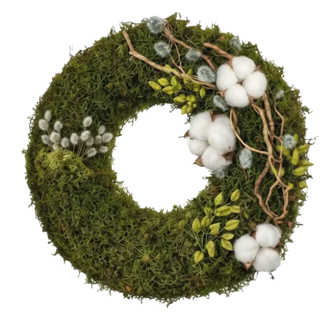 Вінок зі стабілізованих рослин